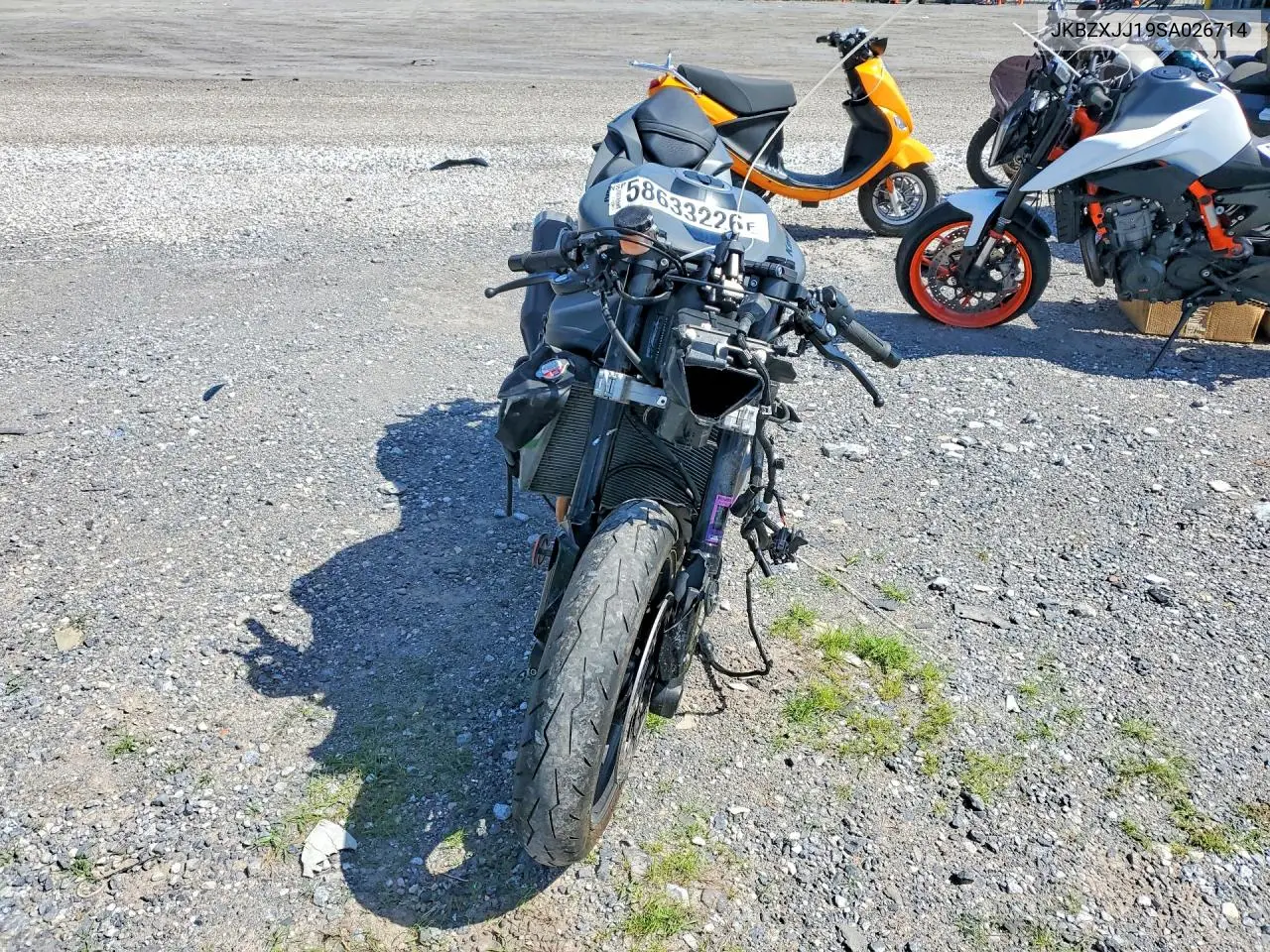2025 Kawasaki Zx636 K VIN: JKBZXJJ19SA026714 Lot: 58633226