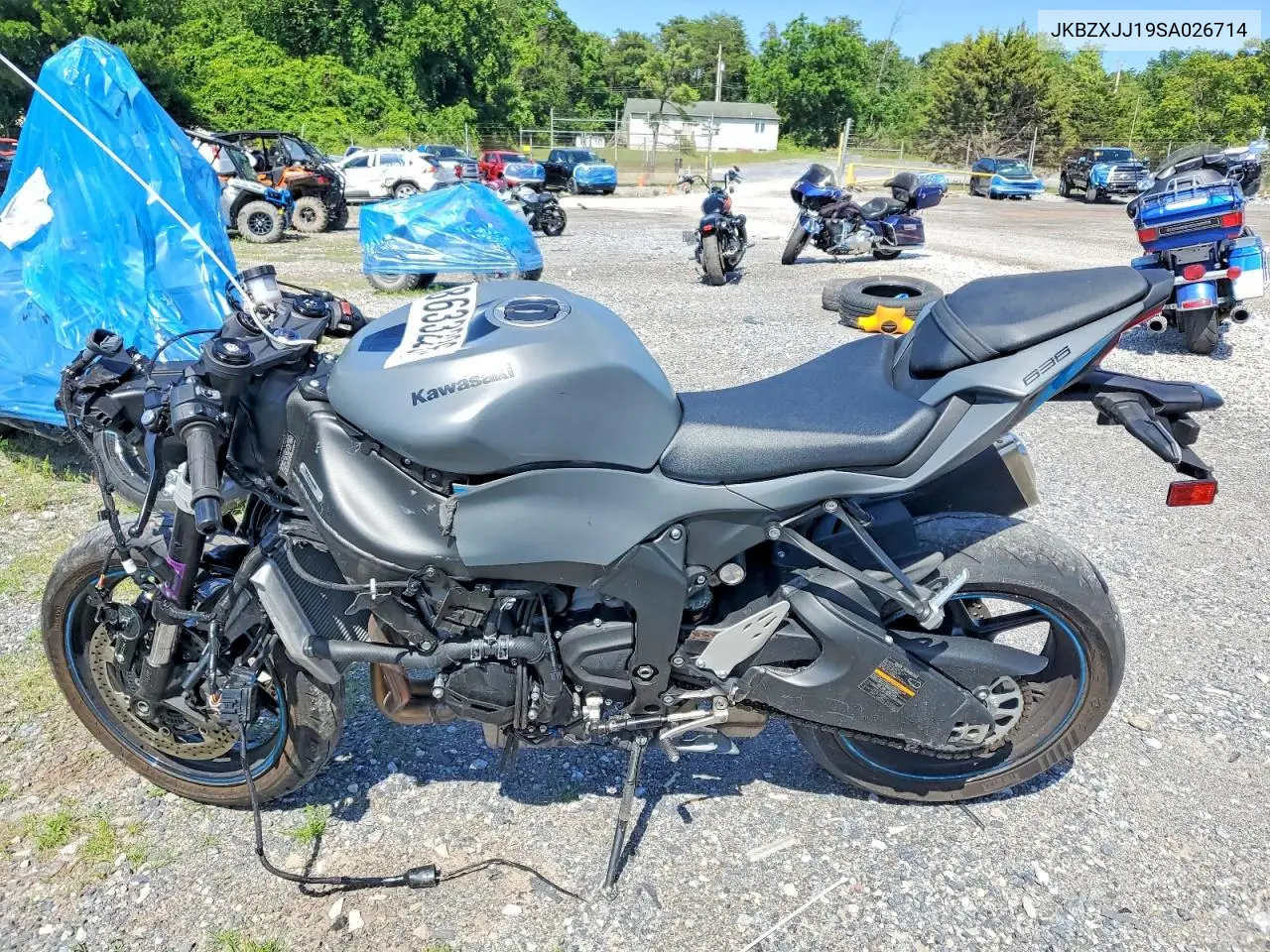 2025 Kawasaki Zx636 K VIN: JKBZXJJ19SA026714 Lot: 58633226