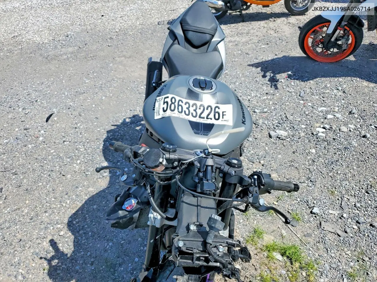 2025 Kawasaki Zx636 K VIN: JKBZXJJ19SA026714 Lot: 58633226
