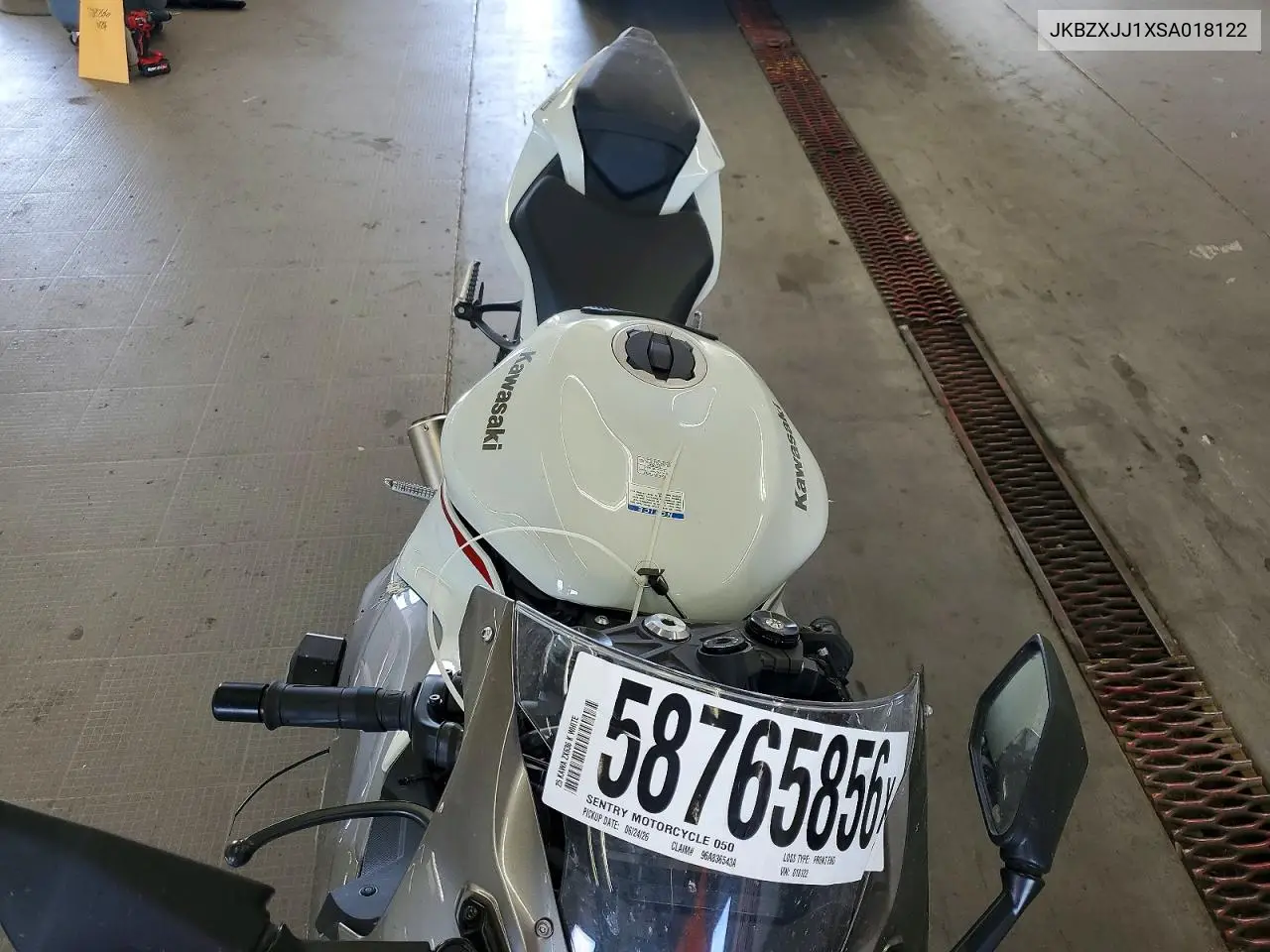 2025 Kawasaki Zx636 K VIN: JKBZXJJ1XSA018122 Lot: 58765856