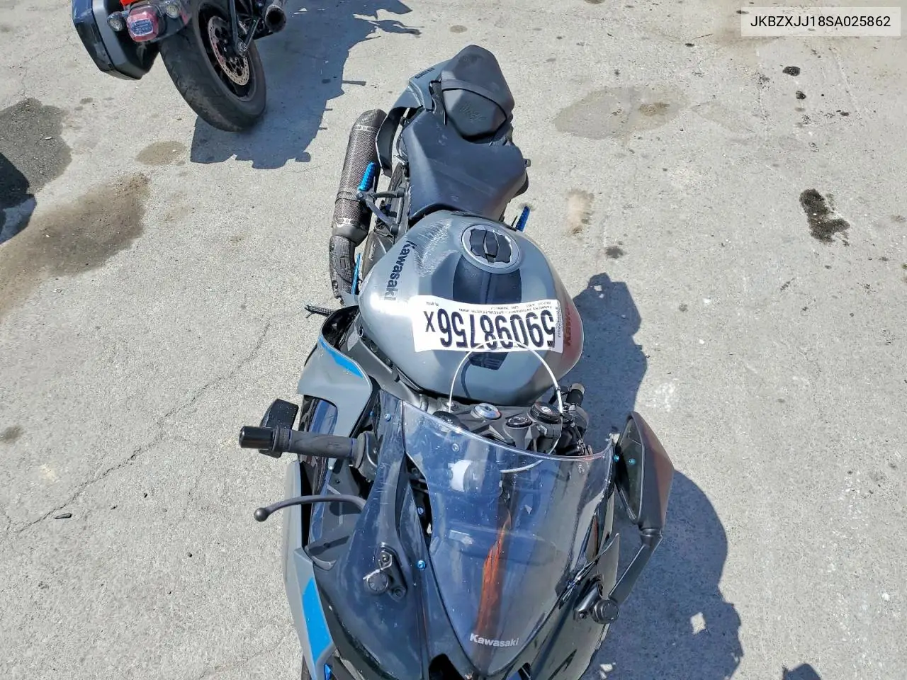 2025 Kawasaki Zx636 K VIN: JKBZXJJ18SA025862 Lot: 59098756