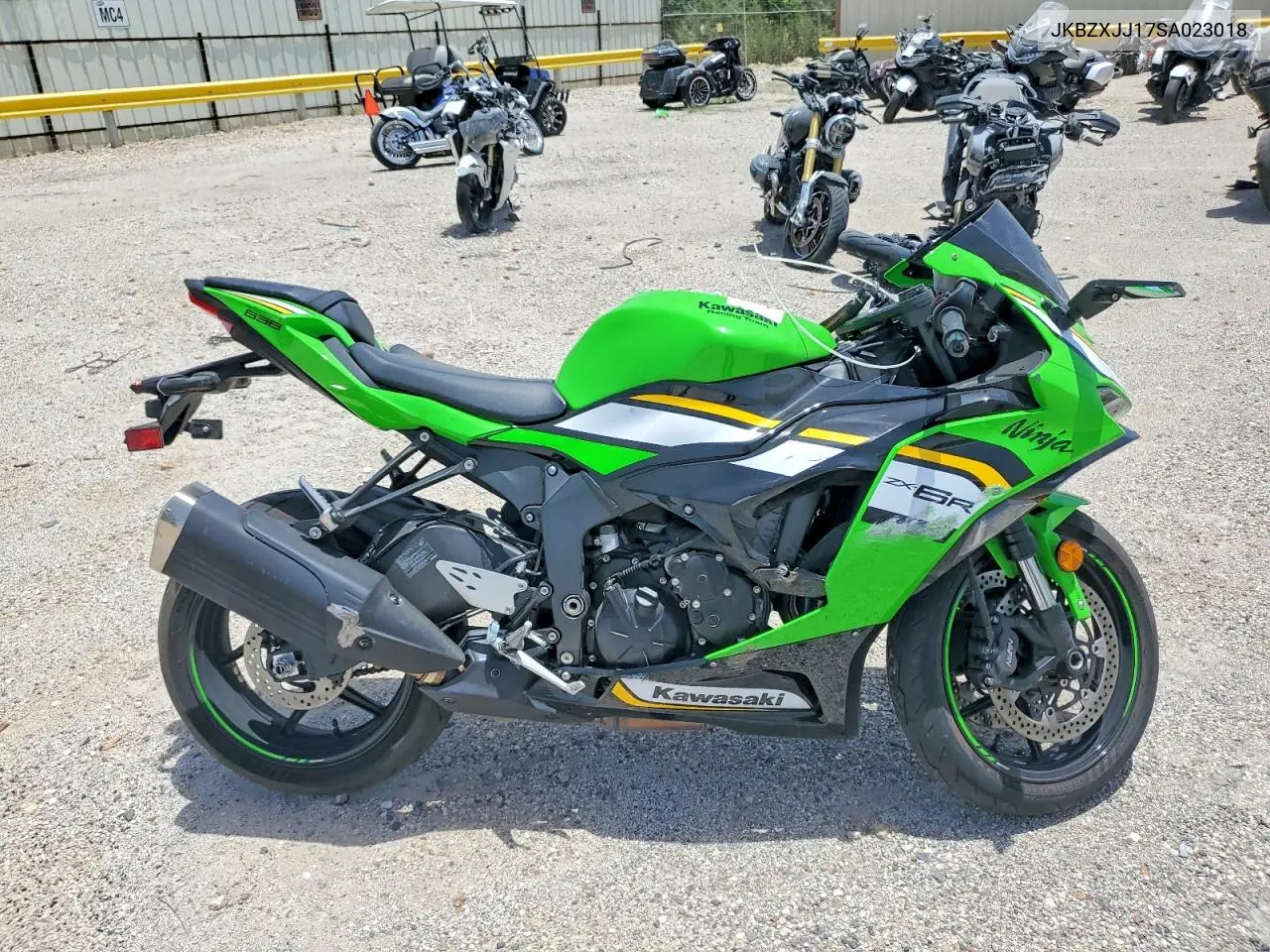 2025 Kawasaki Zx636 K VIN: JKBZXJJ17SA023018 Lot: 59170826