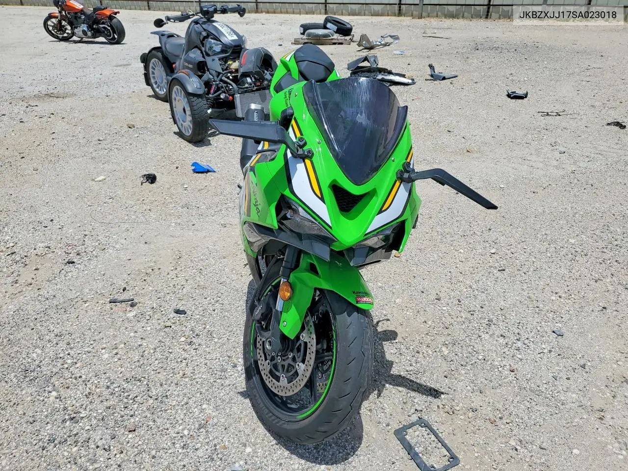 2025 Kawasaki Zx636 K VIN: JKBZXJJ17SA023018 Lot: 59170826