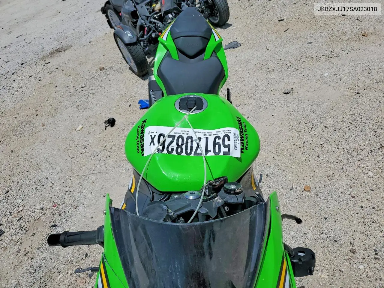 2025 Kawasaki Zx636 K VIN: JKBZXJJ17SA023018 Lot: 59170826
