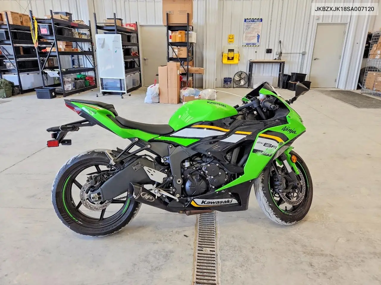 2025 Kawasaki Zx636 K VIN: JKBZXJK18SA007120 Lot: 61131676