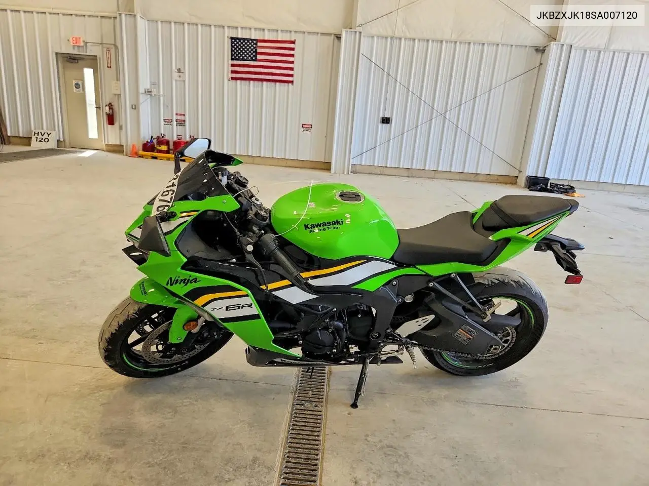 2025 Kawasaki Zx636 K VIN: JKBZXJK18SA007120 Lot: 61131676