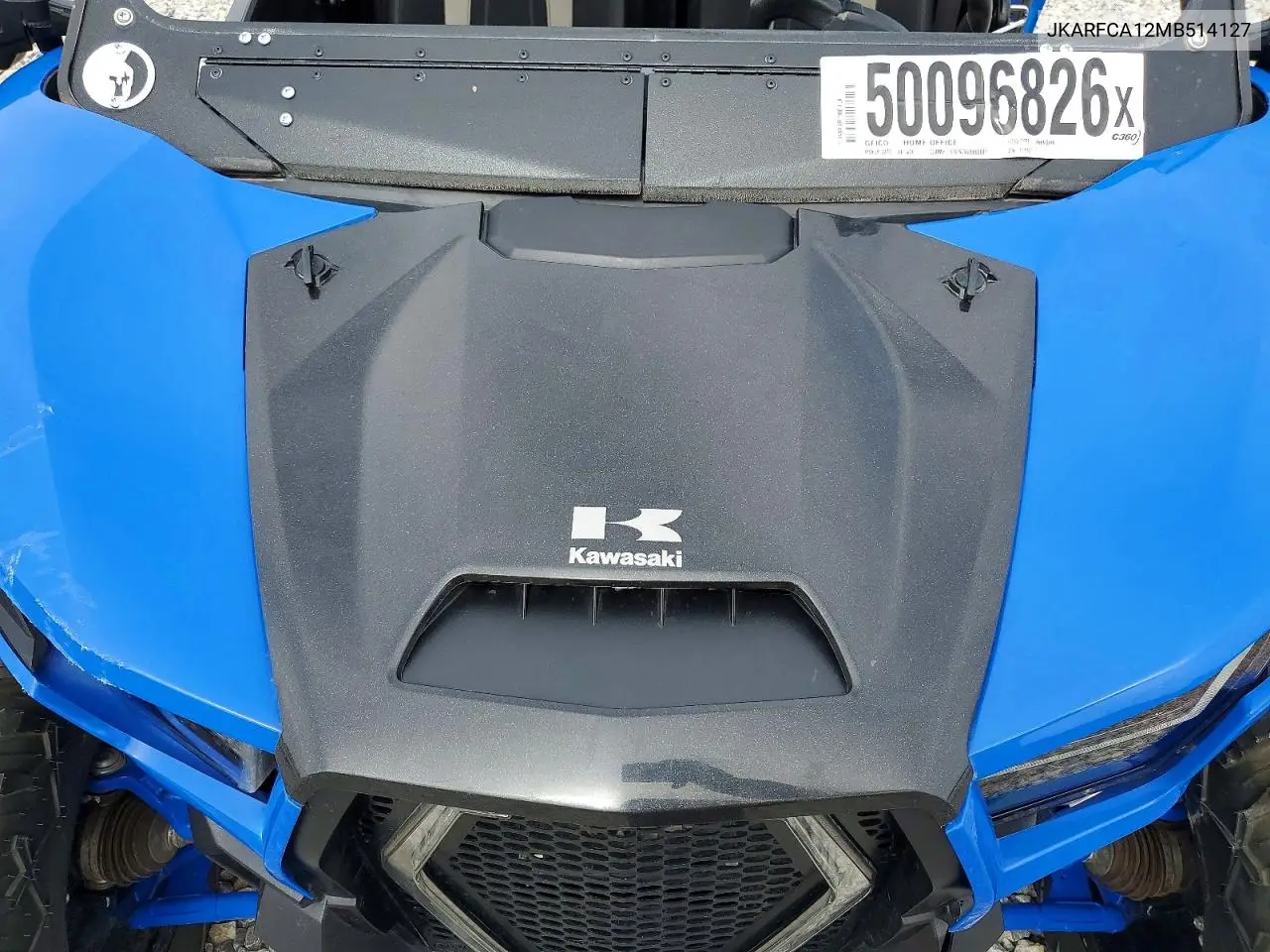 2021 Kawasaki Krf 1000 Utility Vehicle VIN: JKARFCA12MB514127 Lot: 50096826