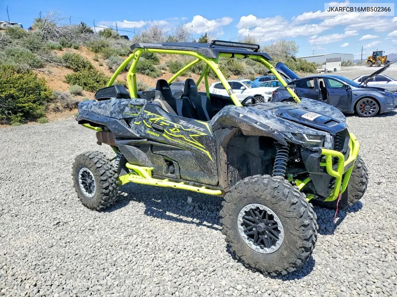 2021 Kawasaki Teryx Utility Vehicle VIN: JKARFCB16MB502366 Lot: 51323346