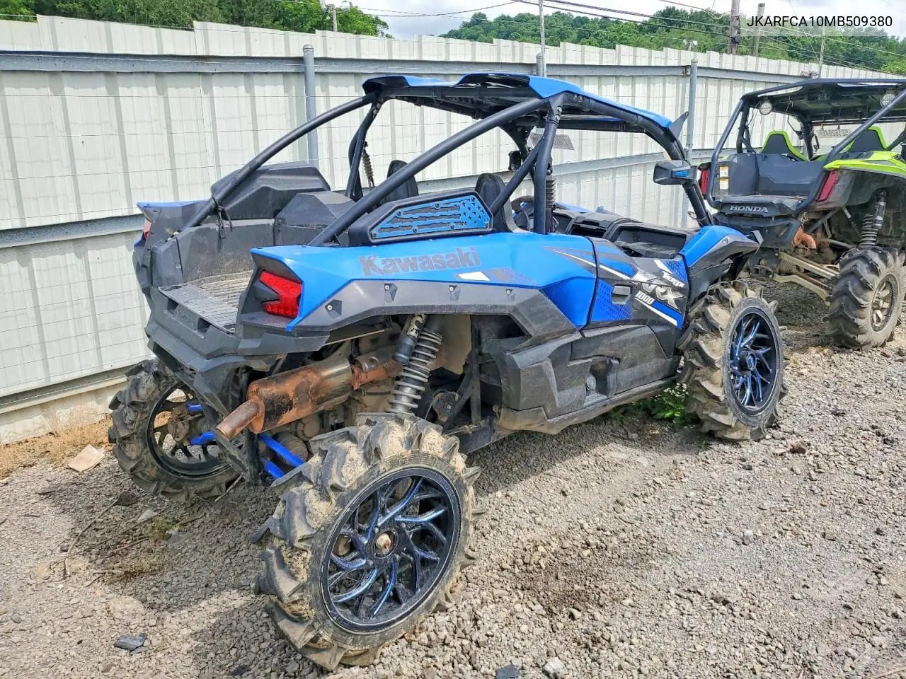 2021 Kawasaki Teryx Utility Vehicle VIN: JKARFCA10MB509380 Lot: 57014906