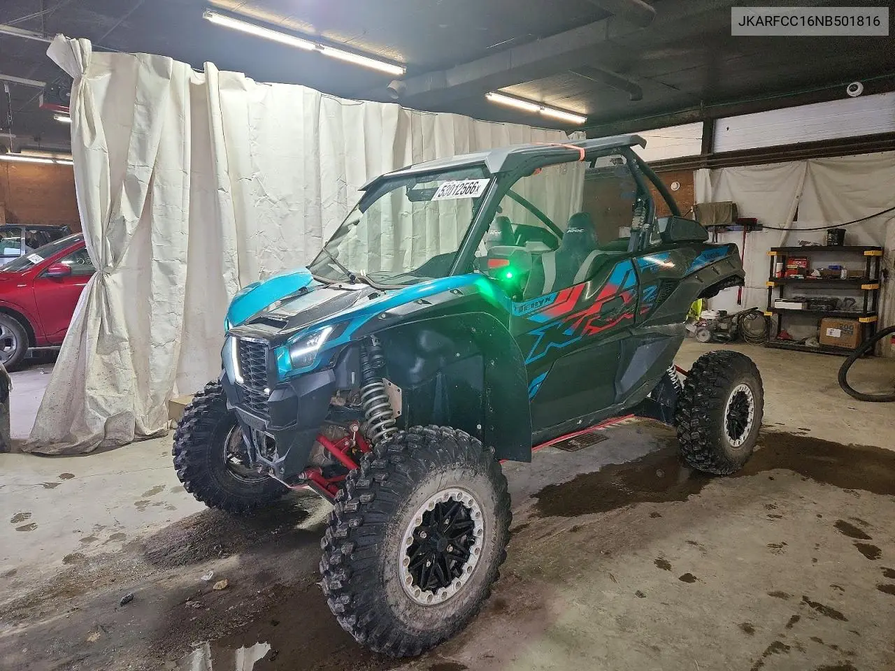 2022 Kawasaki Teryx Utility Vehicle VIN: JKARFCC16NB501816 Lot: 53012566