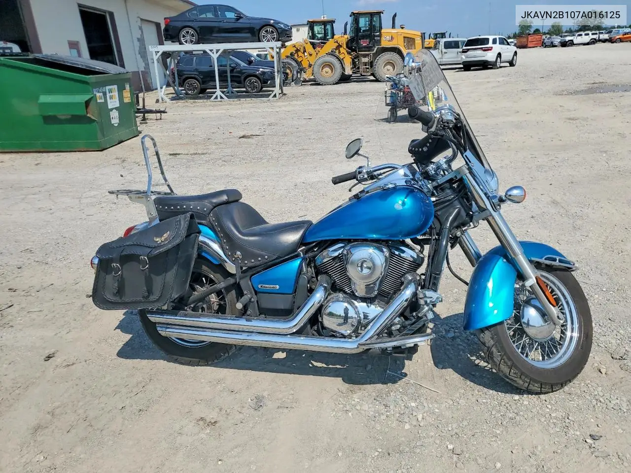 2007 Kawasaki Vn900 B VIN: JKAVN2B107A016125 Lot: 61113056