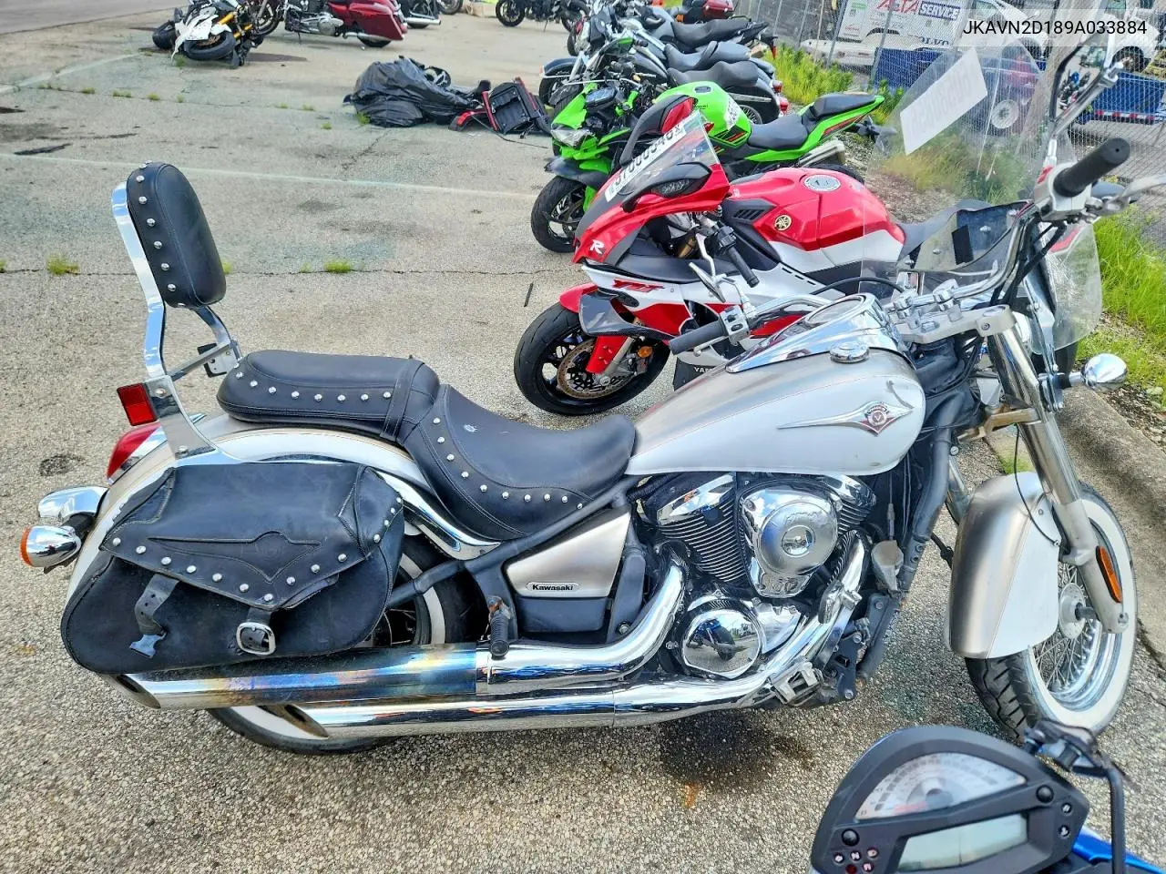 2009 Kawasaki Vn900 D VIN: JKAVN2D189A033884 Lot: 60580856