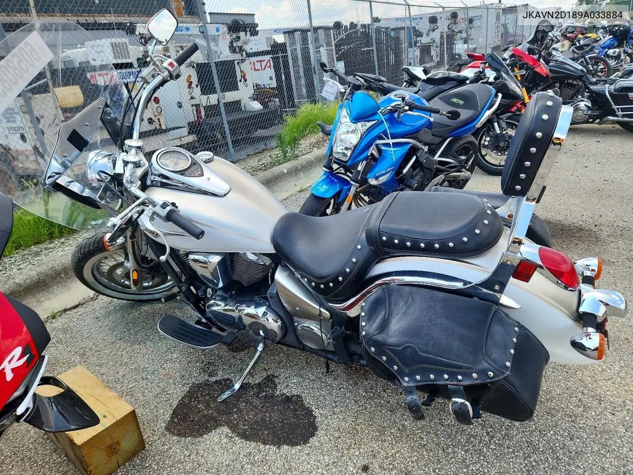 2009 Kawasaki Vn900 D VIN: JKAVN2D189A033884 Lot: 60580856