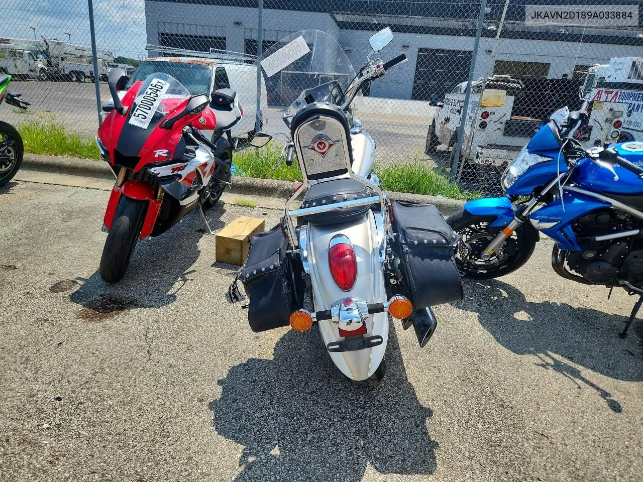 2009 Kawasaki Vn900 D VIN: JKAVN2D189A033884 Lot: 60580856