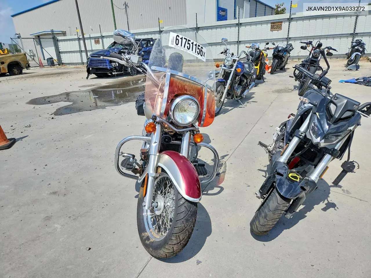 2009 Kawasaki Vn900 D VIN: JKAVN2D1X9A033272 Lot: 61751156