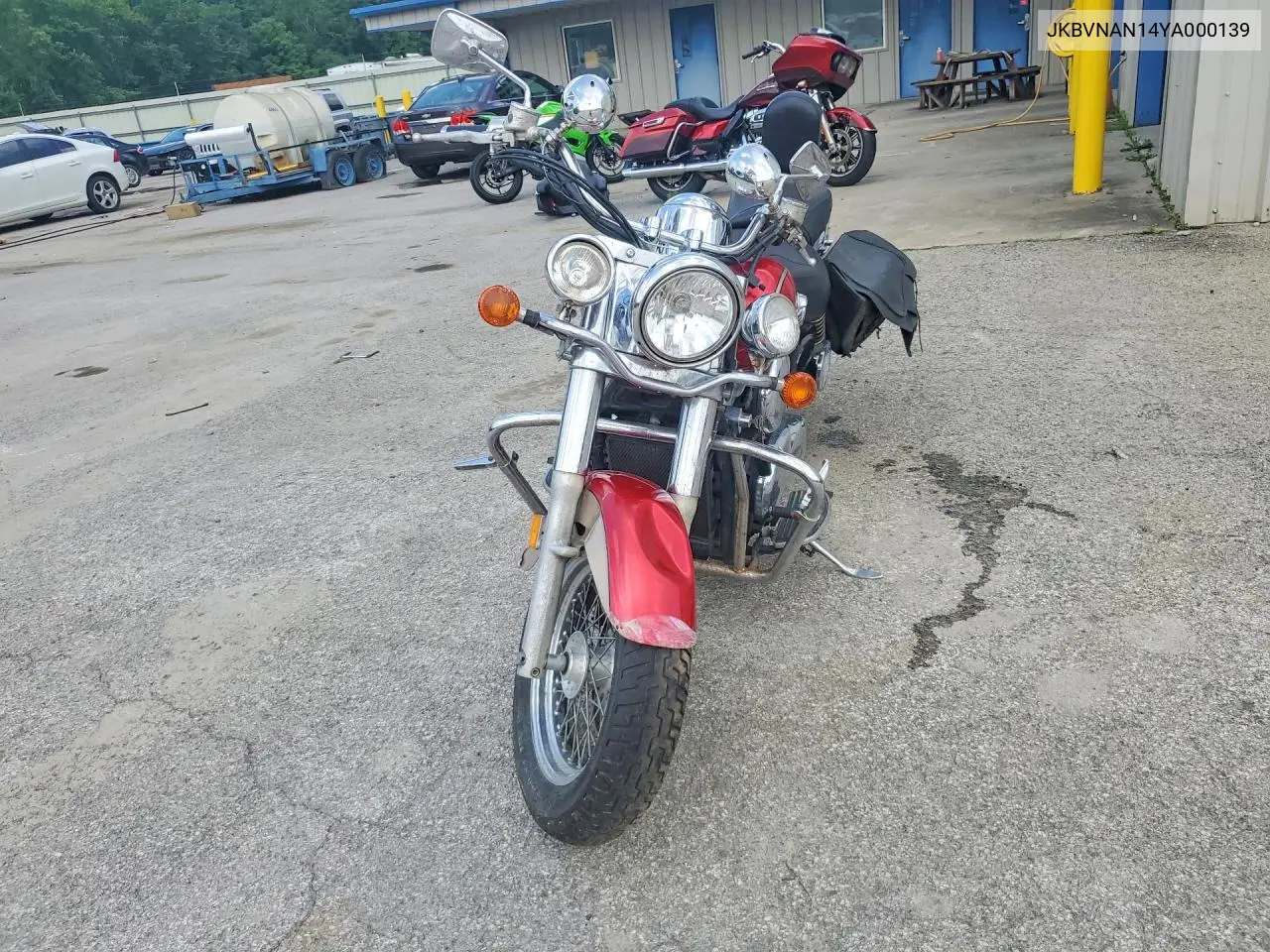 2000 Kawasaki Vn1500 N1 VIN: JKBVNAN14YA000139 Lot: 59952476