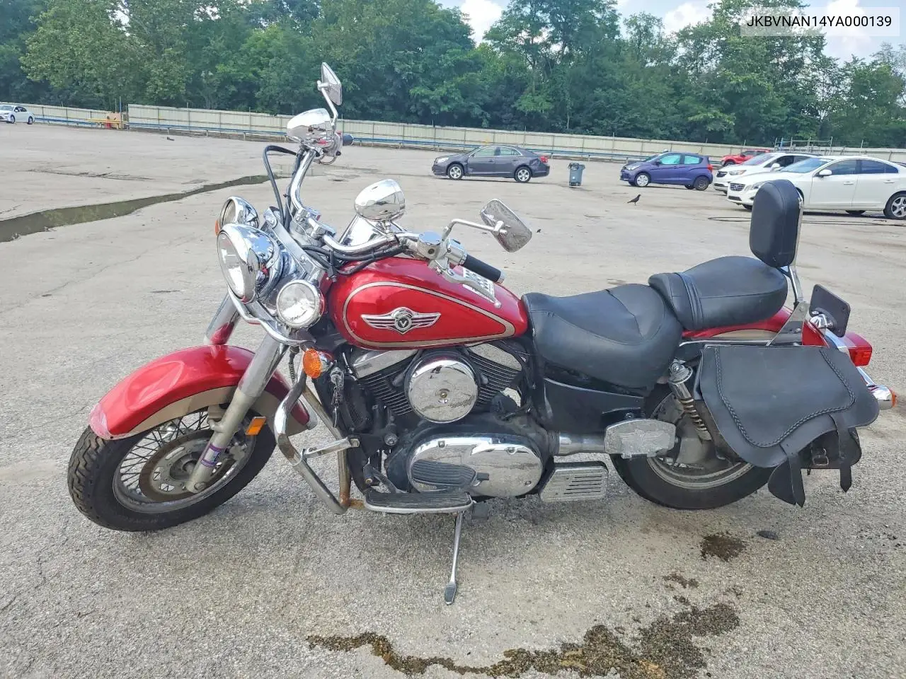 2000 Kawasaki Vn1500 N1 VIN: JKBVNAN14YA000139 Lot: 59952476