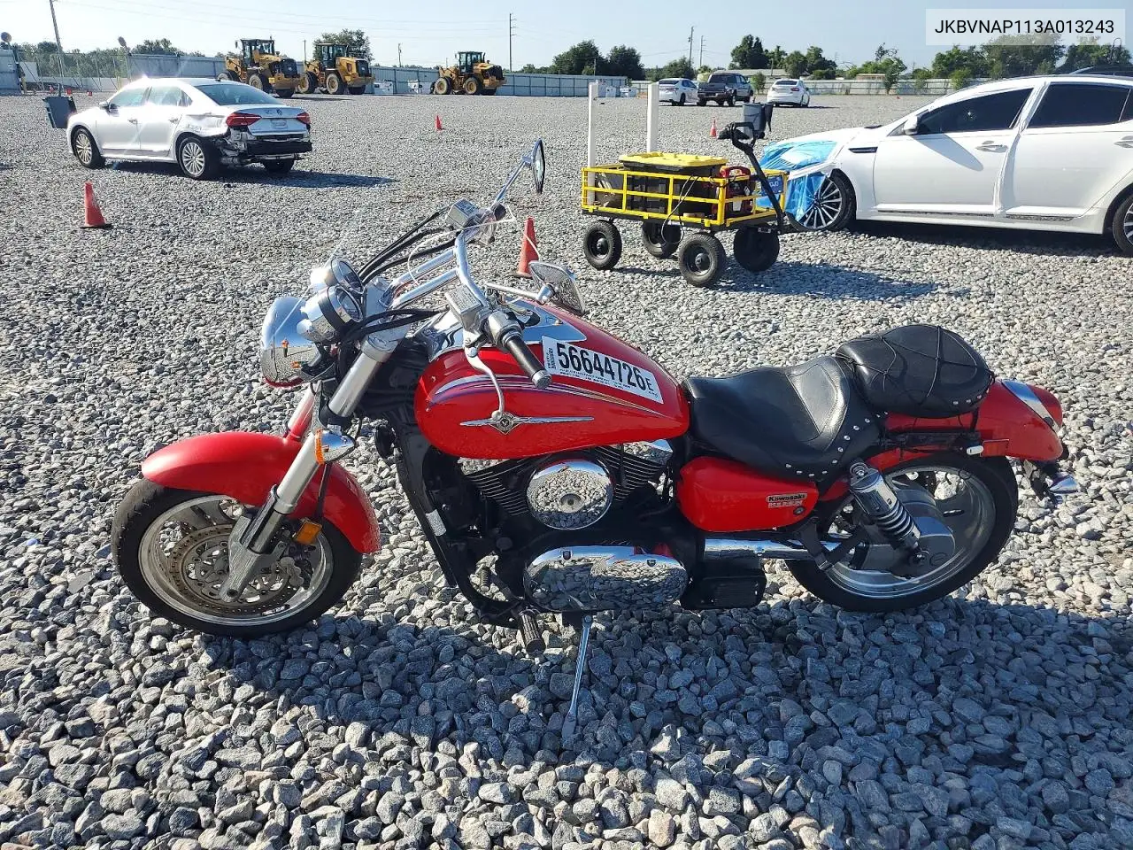 2003 Kawasaki Vn1500 P1 VIN: JKBVNAP113A013243 Lot: 56644726