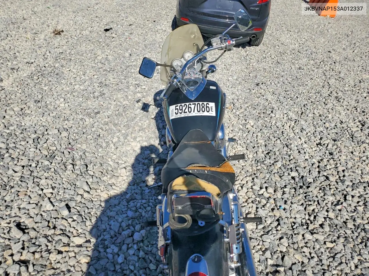 2003 Kawasaki Vn1500 P1 VIN: JKBVNAP153A012337 Lot: 59267086