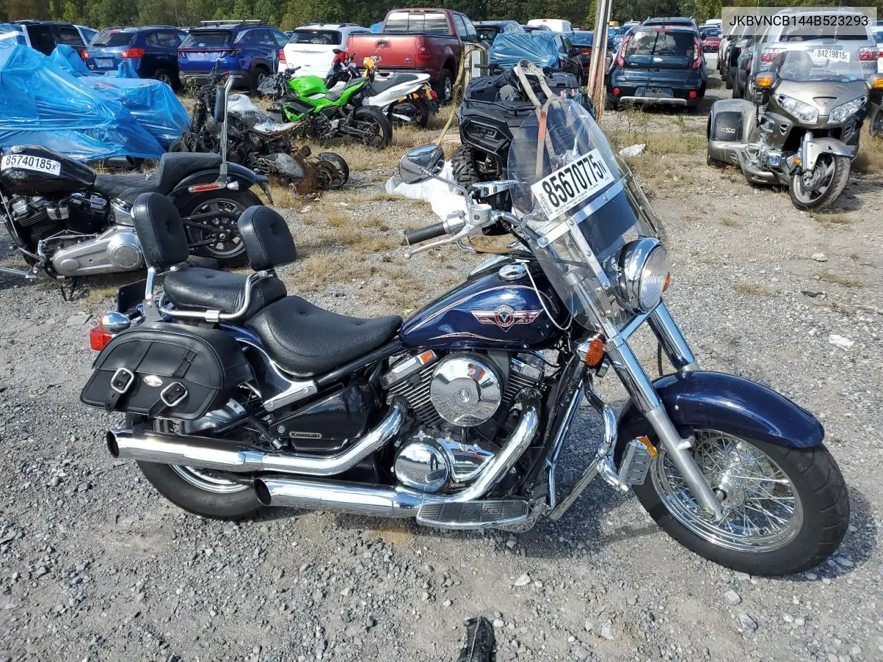 2004 Kawasaki Vn800 B VIN: JKBVNCB144B523293 Lot: 85670775