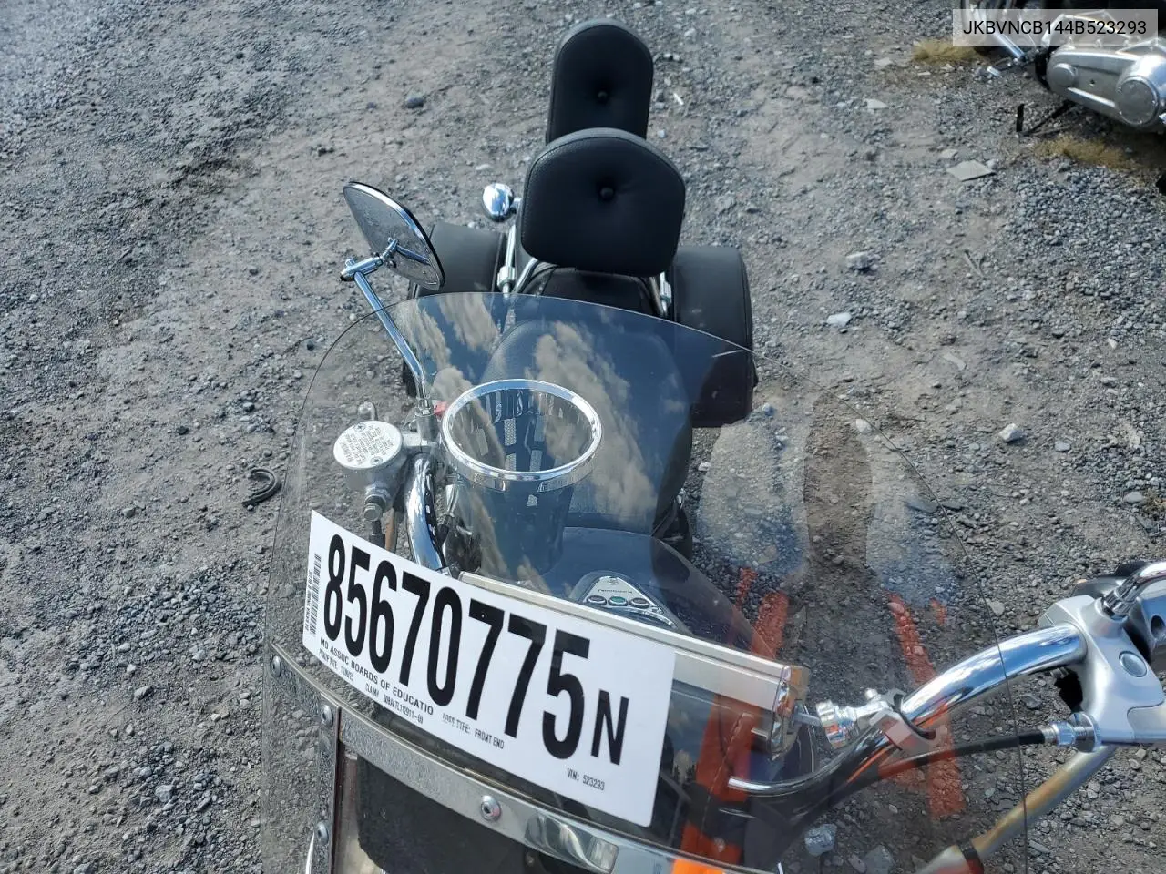 2004 Kawasaki Vn800 B VIN: JKBVNCB144B523293 Lot: 85670775