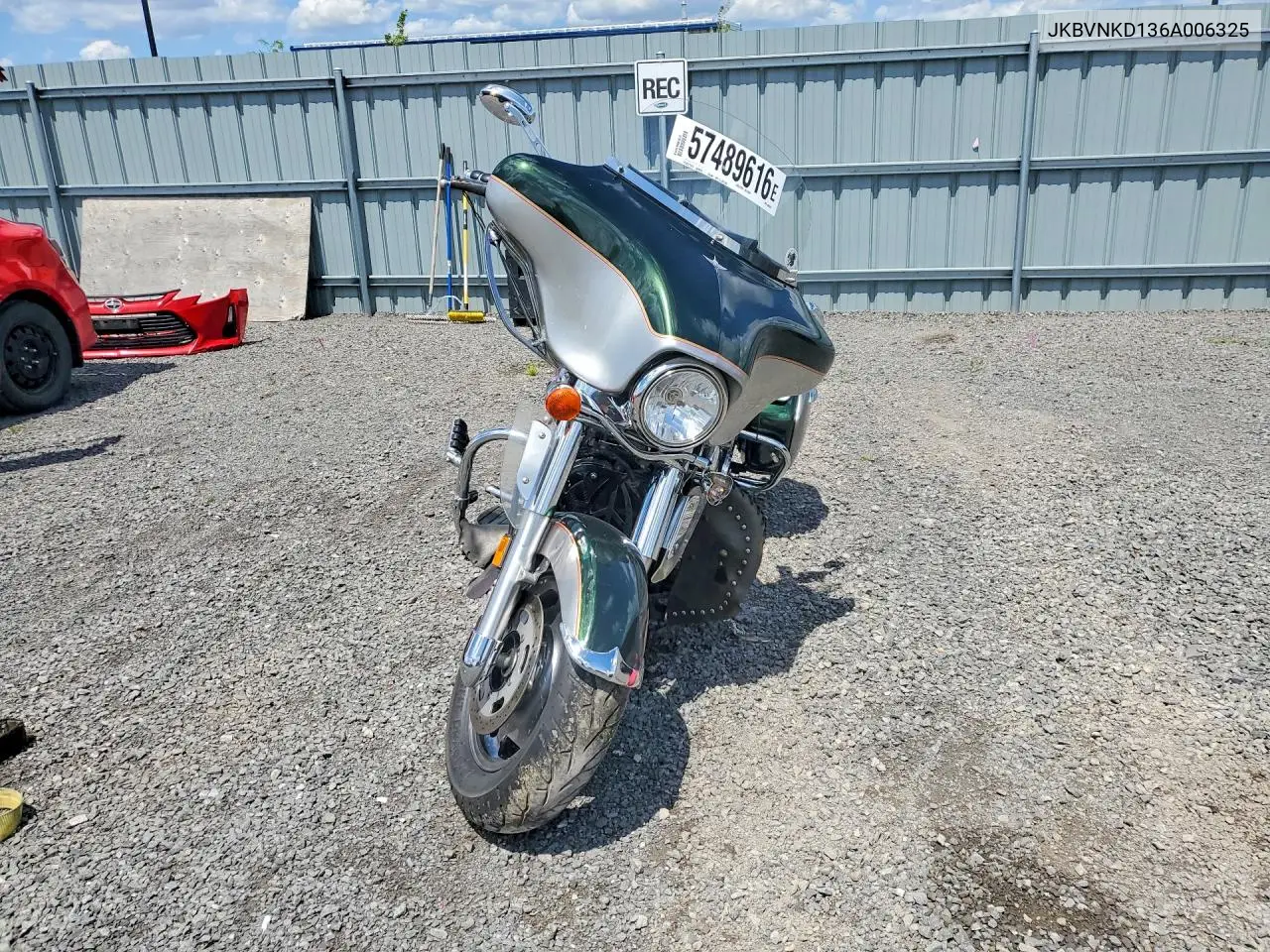 2006 Kawasaki Vn1600 D6F VIN: JKBVNKD136A006325 Lot: 57489616