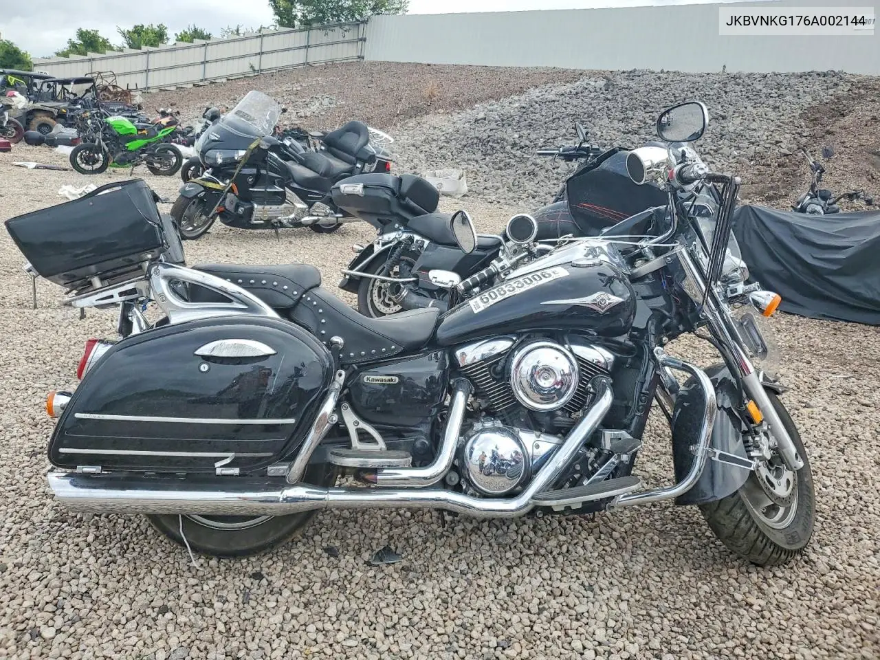 2006 Kawasaki Vn1600 G VIN: JKBVNKG176A002144 Lot: 60833006