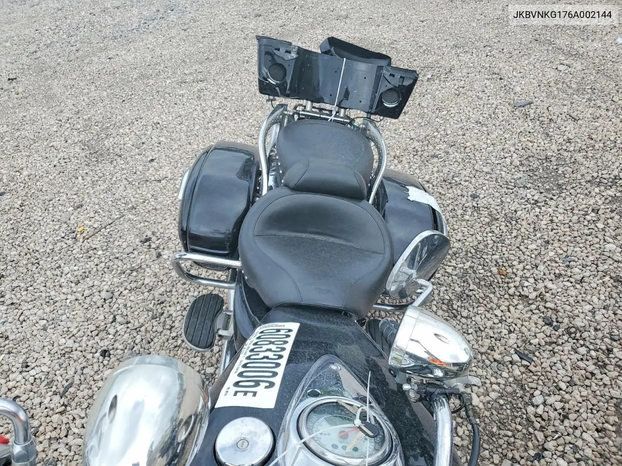 2006 Kawasaki Vn1600 G VIN: JKBVNKG176A002144 Lot: 60833006