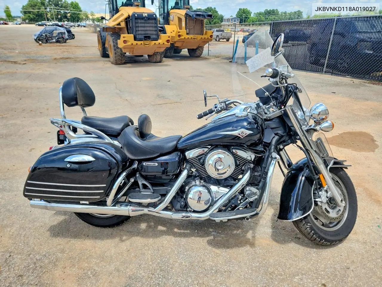 2008 Kawasaki Vn1600 D VIN: JKBVNKD118A019027 Lot: 55361826
