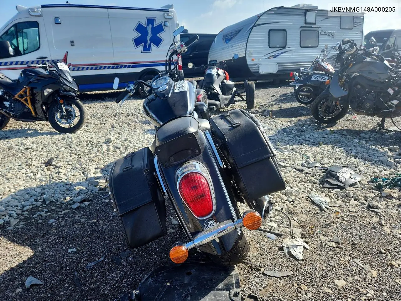 2008 Kawasaki Vn2000 G VIN: JKBVNMG148A000205 Lot: 58349996