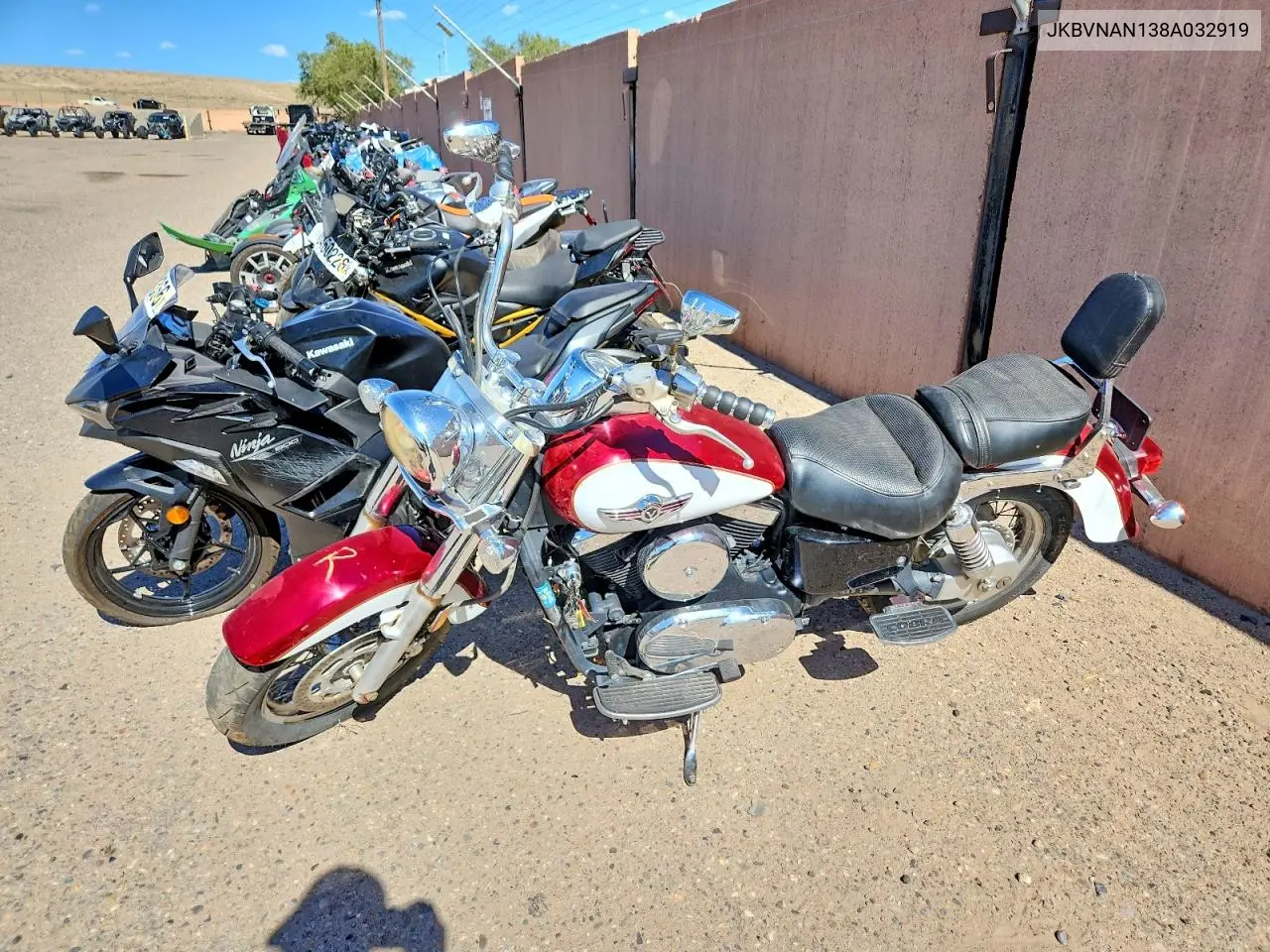 2008 Kawasaki Vn1500 N1 VIN: JKBVNAN138A032919 Lot: 60854946