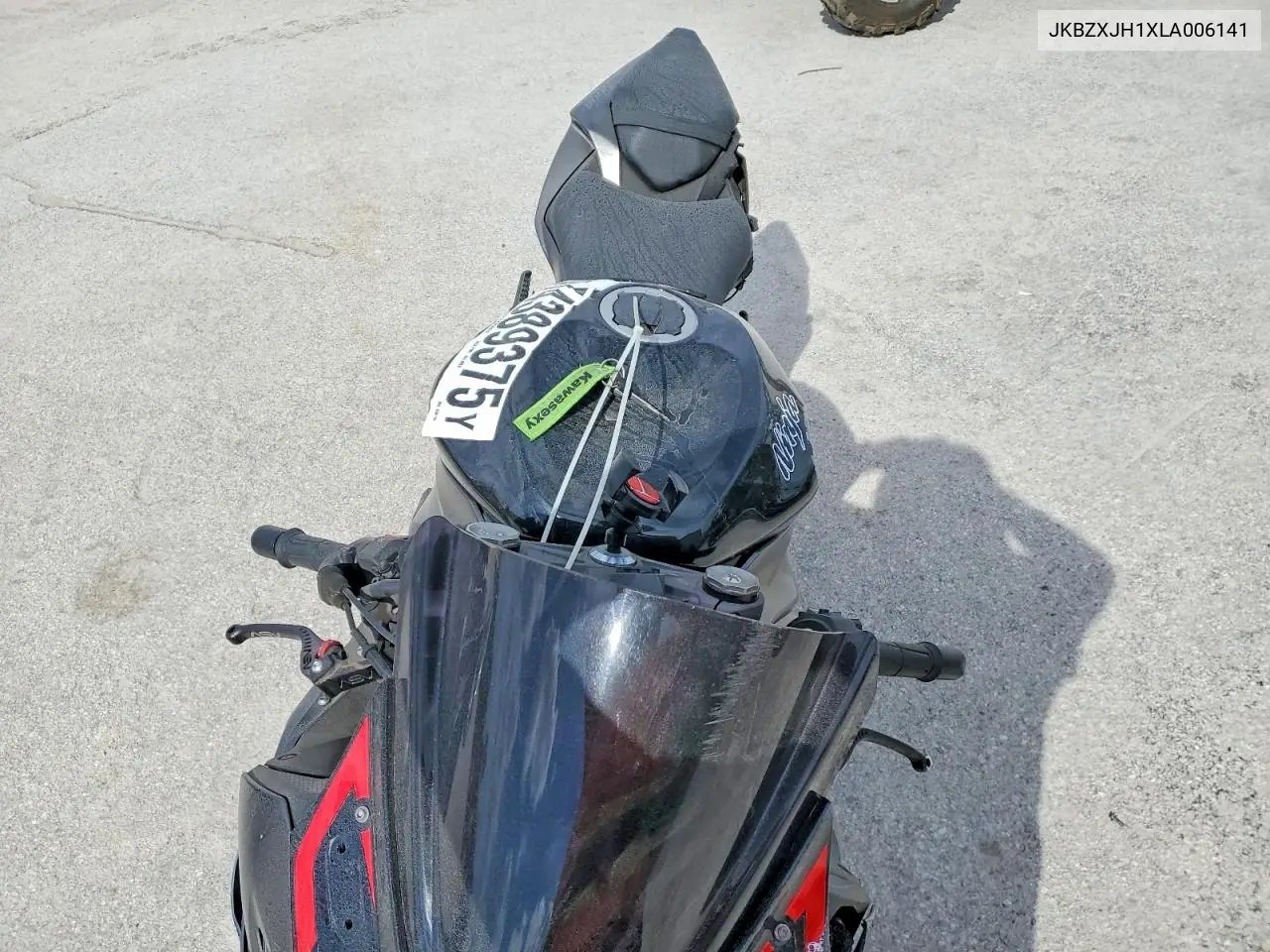 2020 Kawasaki Zx636 K VIN: JKBZXJH1XLA006141 Lot: 74389375