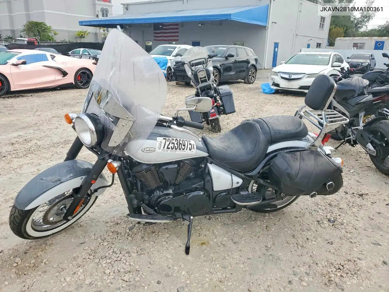 2021 Kawasaki Vn900 B VIN: JKAVN2B10MA100361 Lot: 72536975