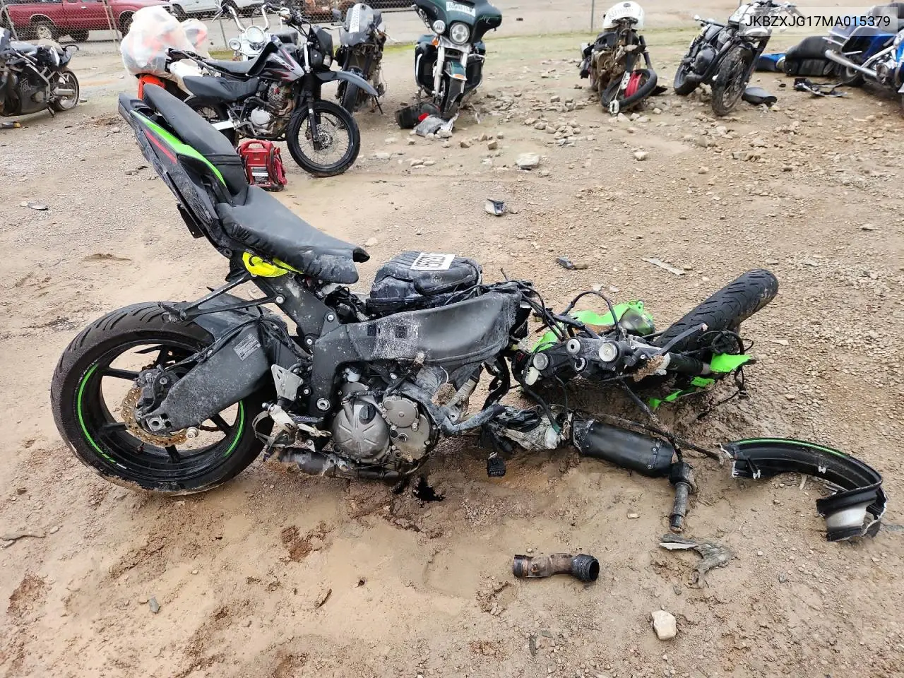 2021 Kawasaki Zx636 K VIN: JKBZXJG17MA015379 Lot: 96289955