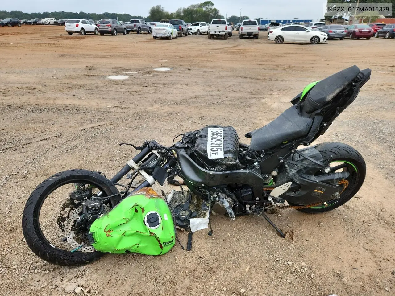 2021 Kawasaki Zx636 K VIN: JKBZXJG17MA015379 Lot: 96289955