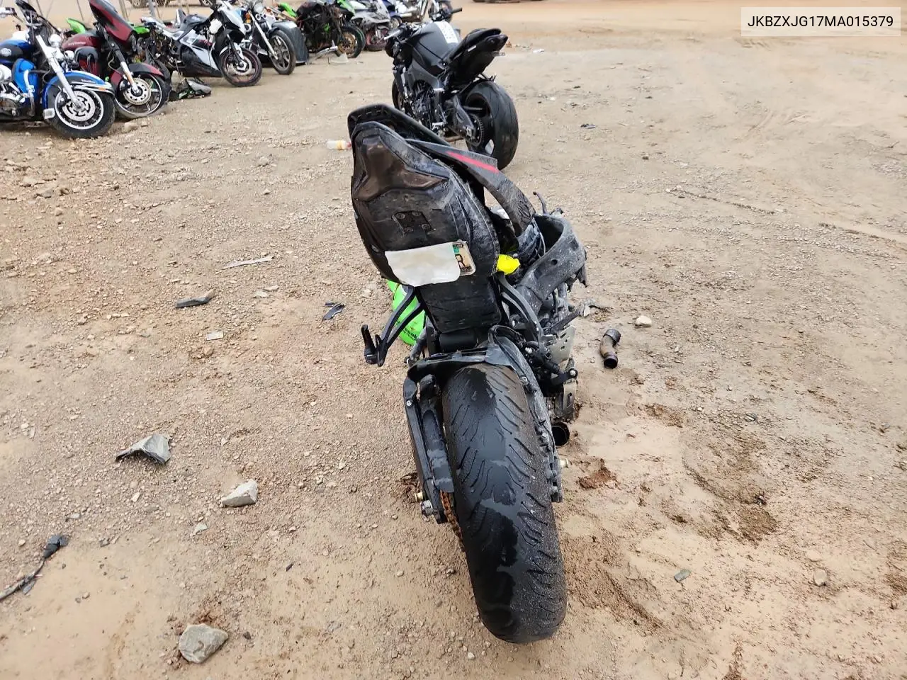 2021 Kawasaki Zx636 K VIN: JKBZXJG17MA015379 Lot: 96289955