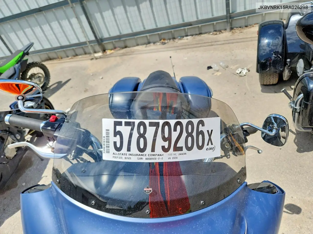 2024 Kawasaki Vn1700 K VIN: JKBVNRK15RA026298 Lot: 57879286