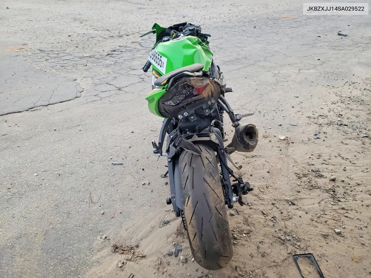 2025 Kawasaki Zx636 K VIN: JKBZXJJ14SA029522 Lot: 98398655
