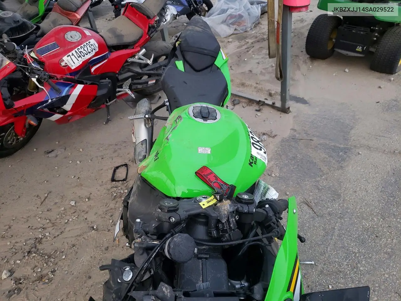 2025 Kawasaki Zx636 K VIN: JKBZXJJ14SA029522 Lot: 98398655