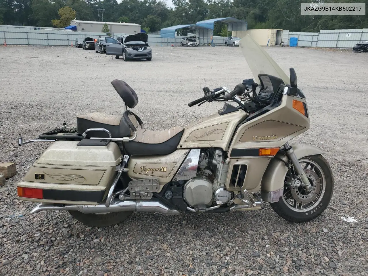 1989 Kawasaki Zg1200 VIN: JKAZG9B14KB502217 Lot: 71425395