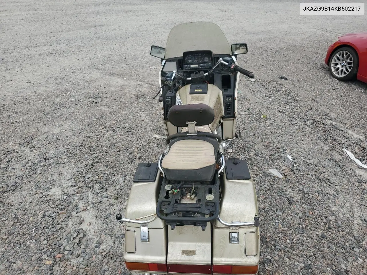 1989 Kawasaki Zg1200 VIN: JKAZG9B14KB502217 Lot: 71425395