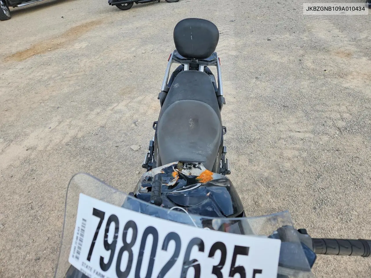2009 Kawasaki Zg1400 B VIN: JKBZGNB109A010434 Lot: 79802635