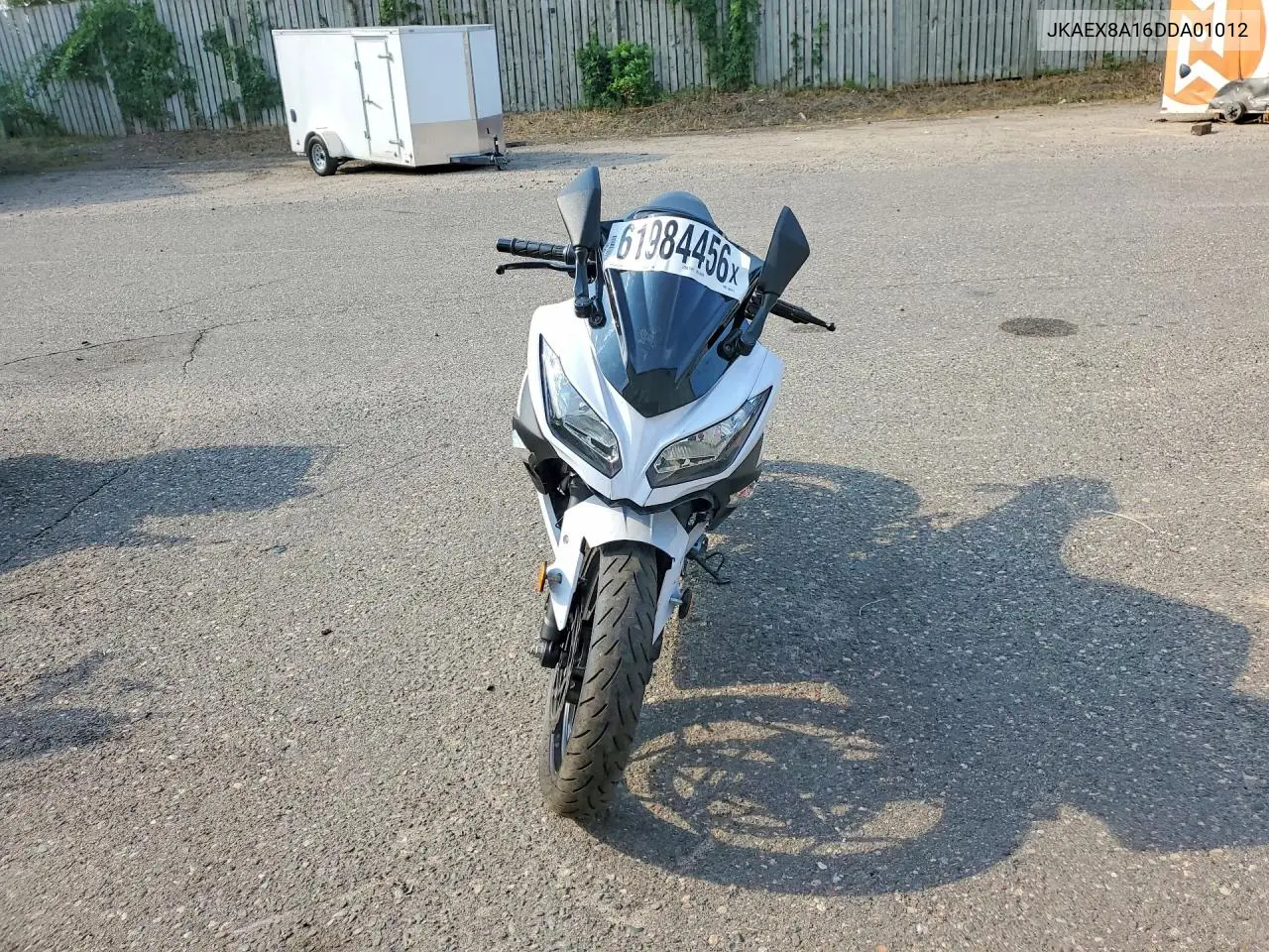 2013 Kawasaki Ex300 A VIN: JKAEX8A16DDA01012 Lot: 61984456