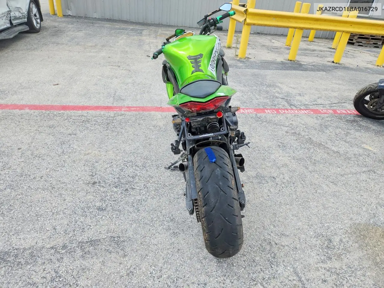 2011 Kawasaki Zr1000 D VIN: JKAZRCD18BA016729 Lot: 57149806