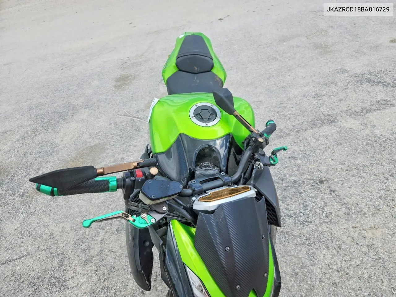 2011 Kawasaki Zr1000 D VIN: JKAZRCD18BA016729 Lot: 57149806