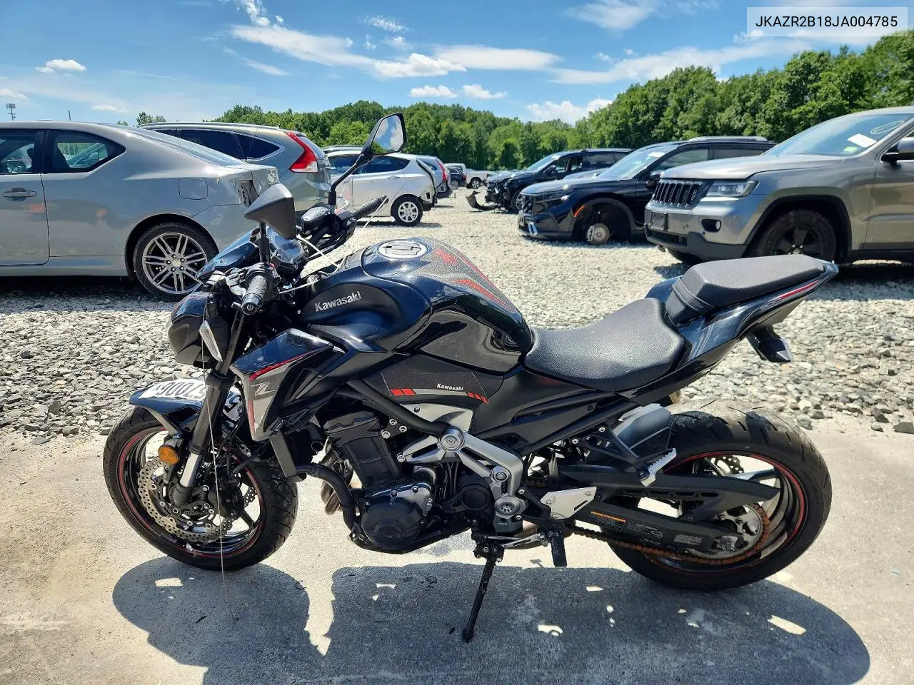 2018 Kawasaki Zr900 VIN: JKAZR2B18JA004785 Lot: 58757006