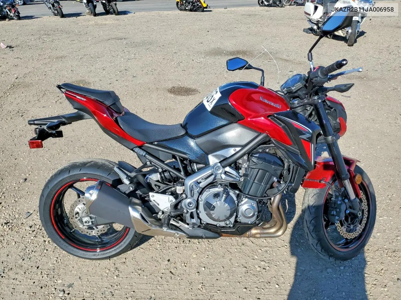 2018 Kawasaki Zr900 VIN: JKAZR2B11JA006958 Lot: 61116276