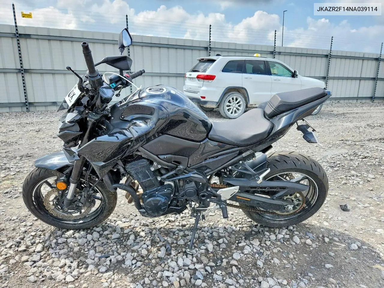 2022 Kawasaki Zr900 VIN: JKAZR2F14NA039114 Lot: 59350716