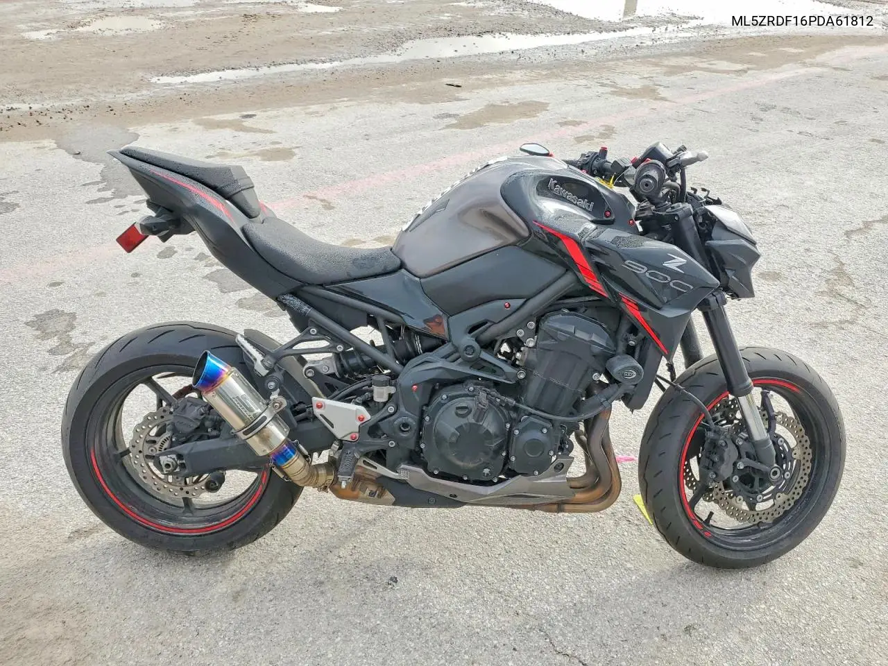 2023 Kawasaki Zr900 F VIN: ML5ZRDF16PDA61812 Lot: 50611116