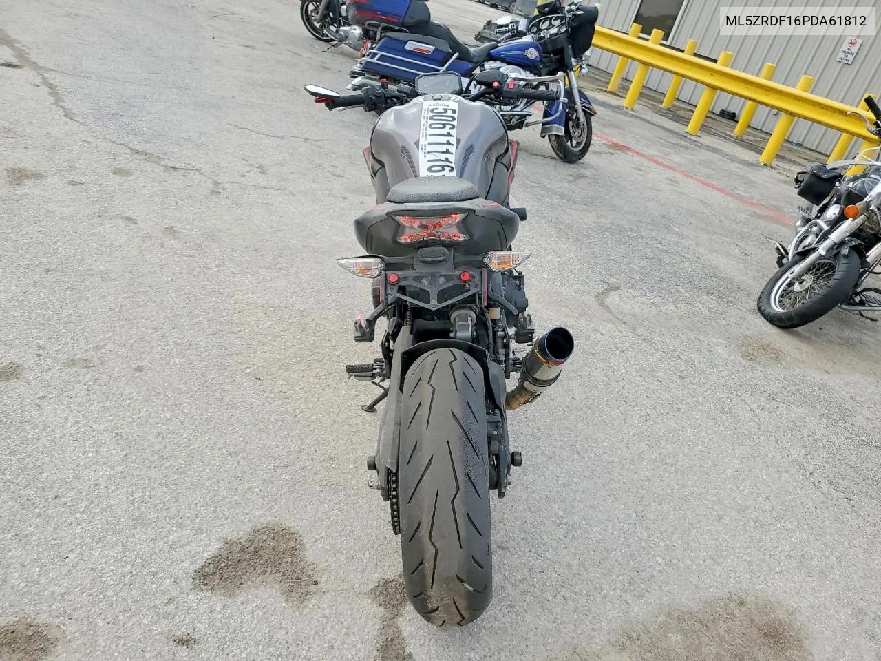 2023 Kawasaki Zr900 F VIN: ML5ZRDF16PDA61812 Lot: 50611116